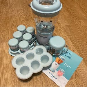 Nutribullet baby food prep system blender food bowls freezer bowls recipe book